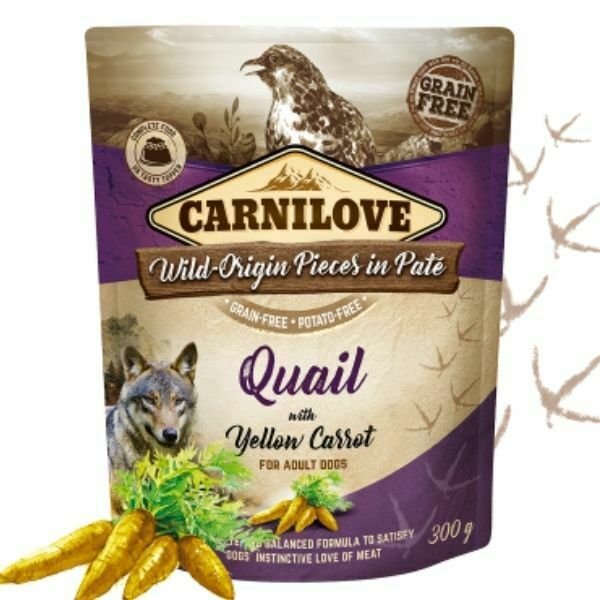 קרנילאב שליו וגזר פאוץ' מזון רטוב לכלבים - 300 גרם