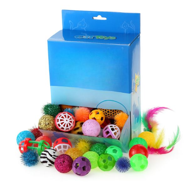 מיקס 12 צעצועים איכותיים למשחק לחתול