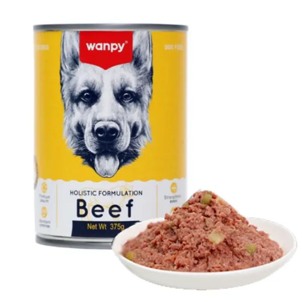 וונפי שימורים לכלבים בקר  - 375 גרם