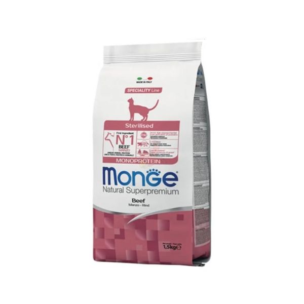מונג חתולים מונו אדולט סטרילייז - 1.5 ק"ג