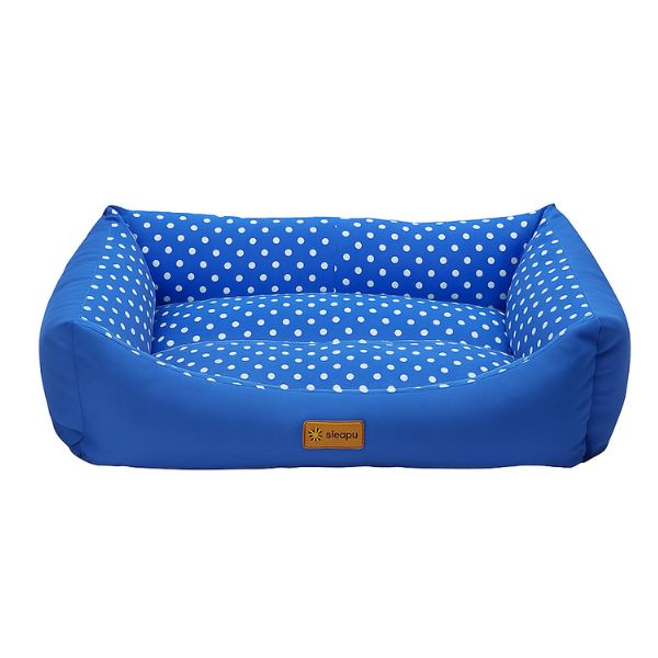 דובקס מיטה L כחולה נקודות נגד מים - 95X75X22 ס"מ