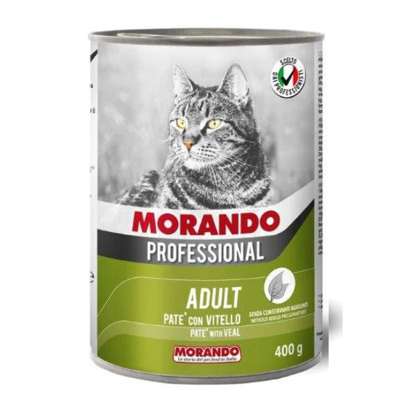 שימורים לחתול,Morando Professional, פטה עגל 400 גר'
