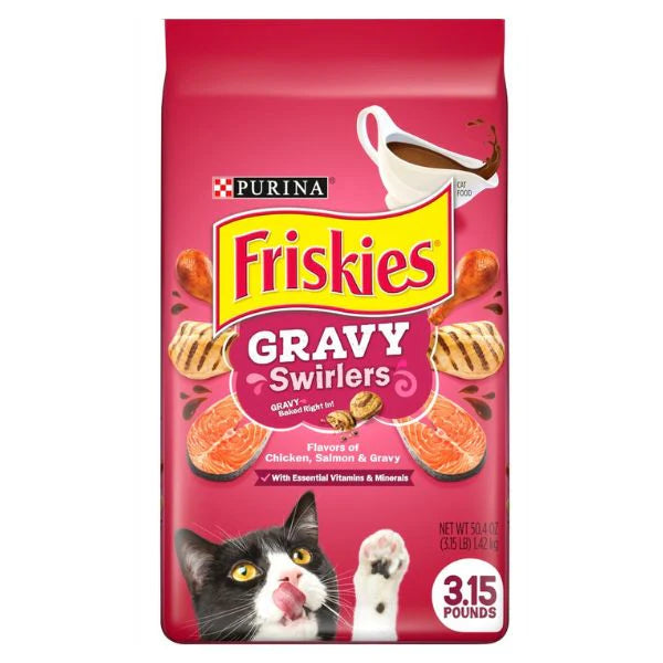 פריסקיז אקסטרה קראנץ' Gravy Swirlers לחתולים 7.2 ק"ג