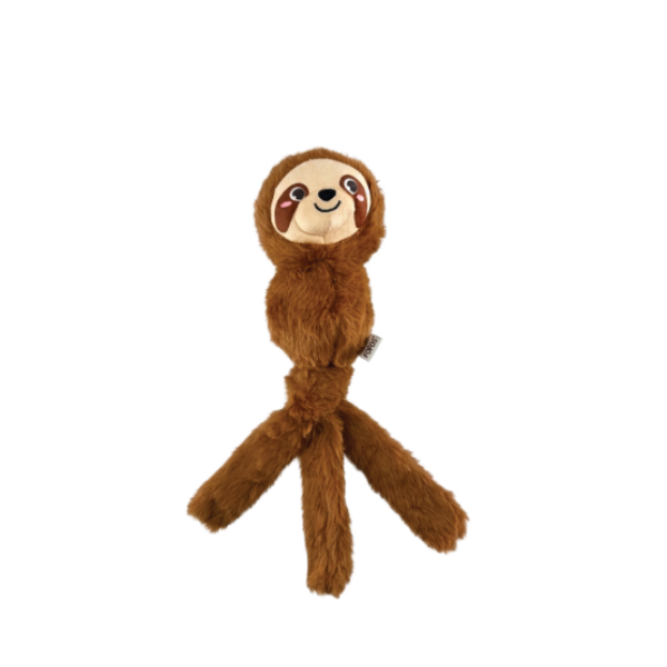 בובת פרווה רכה עצלן עם צפצפה לכלב – פופוס | FOFOS Sloth Plush Squeaky Dog Toy