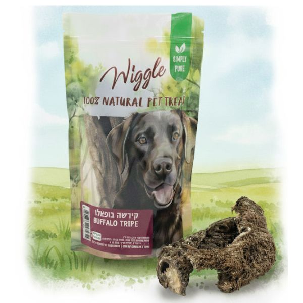 וויגל קירשה באפלו מיובש 100% חטיף טבעי לכלבים  90 גרם