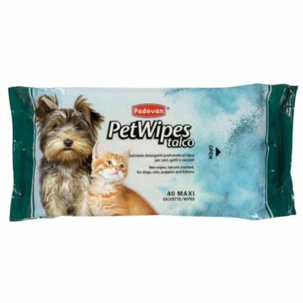 מגבוני בניחוח טלק לכלבים וחתולים היפואלרגני פאדובן