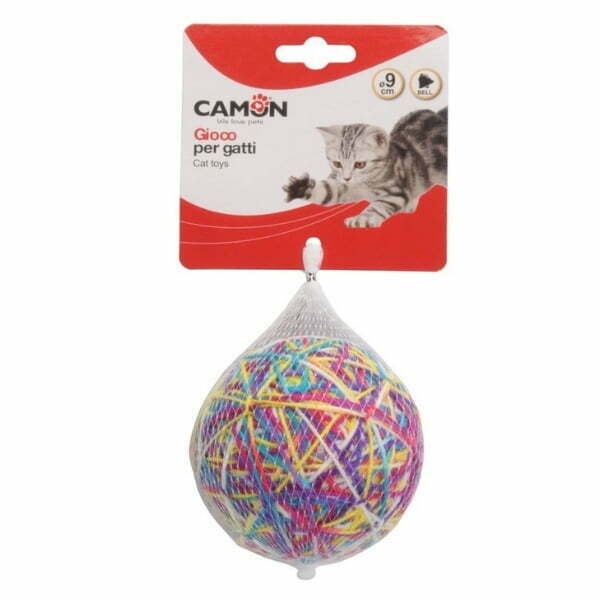 משחק כדור צמר גדול עם פעמון לחתול Camon