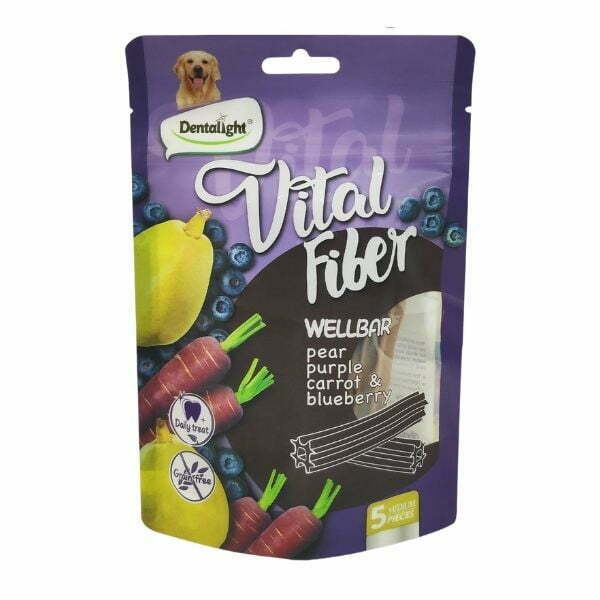 Vital Fiber Brush - חטיף כוכב דנטלי אגס, גזר סגול, אוכמניות