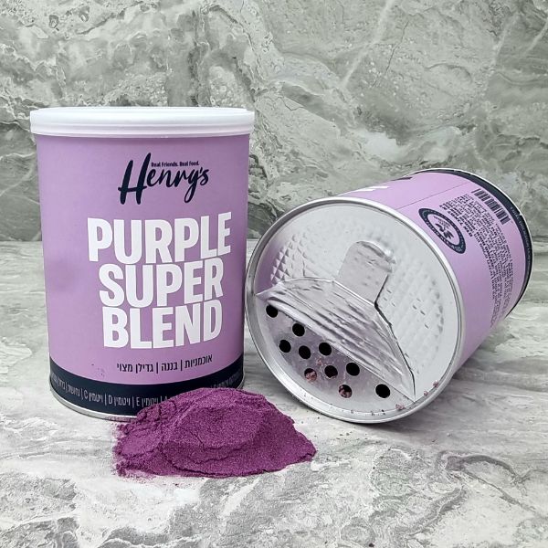 הנריס סופר בלנד Purple – אוכמניות, בננה וגדילן מצוי