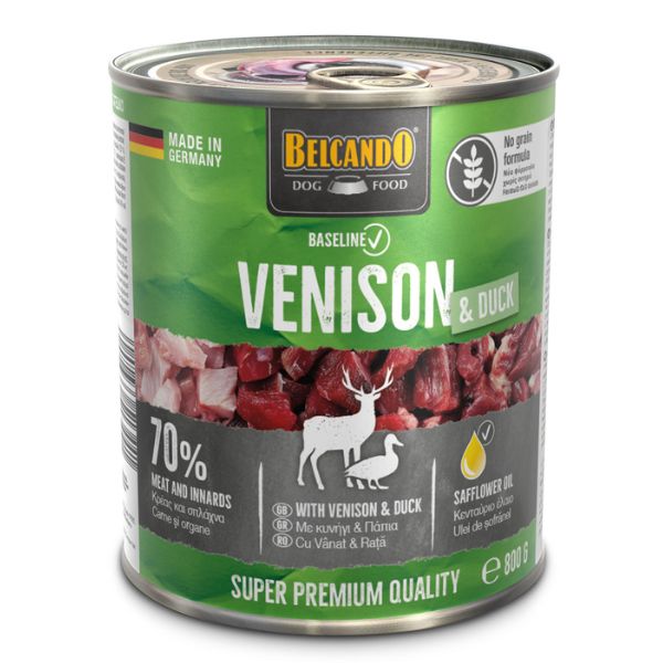 בלקנדו שימורים צבי וברווז לכלבים - 800 גרם