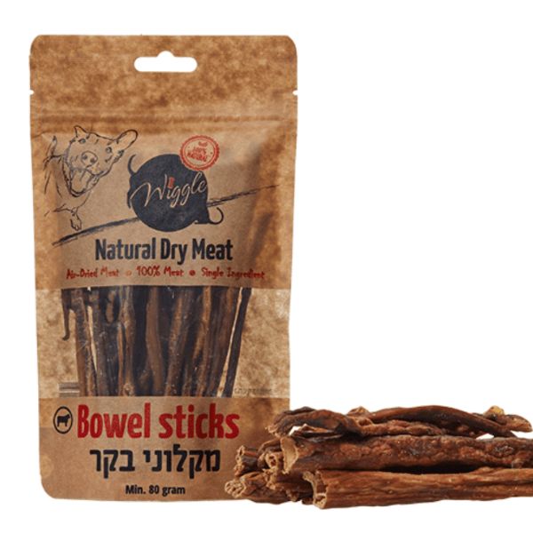 וויגל מקלות בקר 100% חטיף טבעי לכלבים