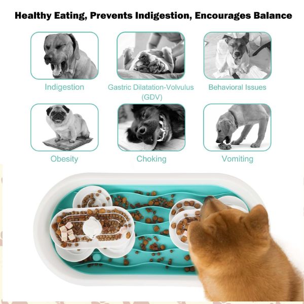 קערת חשיבה מולטי אינטראקטיבית לכלבים  - AFP