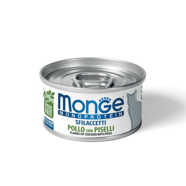 מונג מונו פרוטאין לחתולים עוף ואפונה - 80 גרם