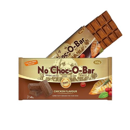 גנולרס חטיף לכלבים בצורת שוקולד בטעם עוף No Choc-O-Bar