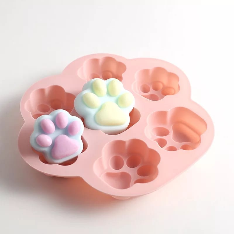 תבנית סיליקון כפות PAWS עגול גדול