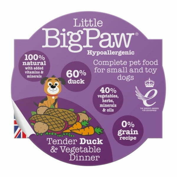 Big Paw מעדן לכלב - ברווז וירקות 85 גרם