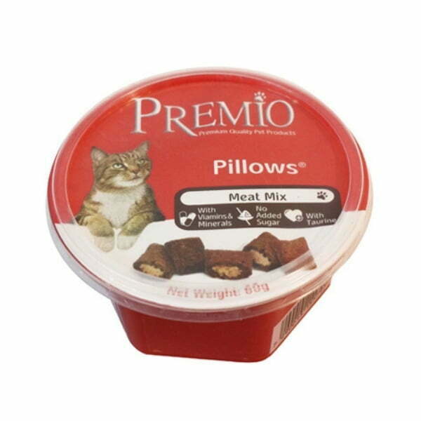 חטיף לחתולים פרמיו כריות מיקס בשר Premio - 60 גרם