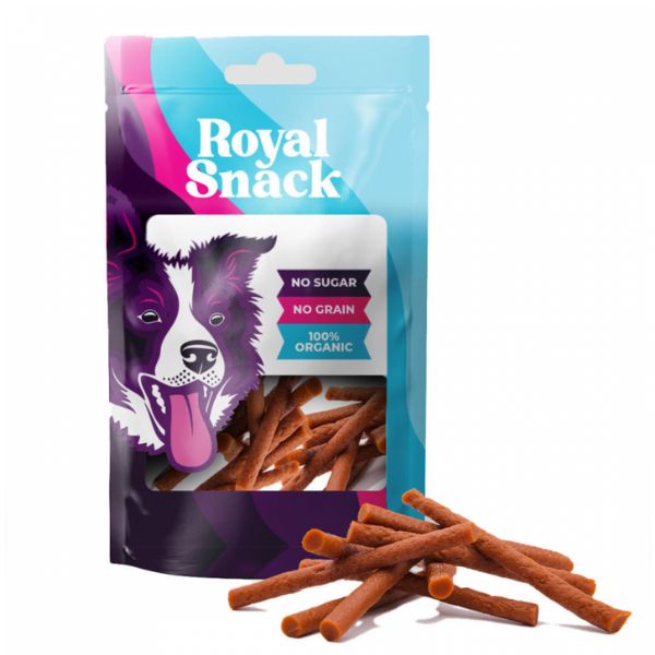 רויאל חטיף לכלבים מקלות סלמון - 80 גרם