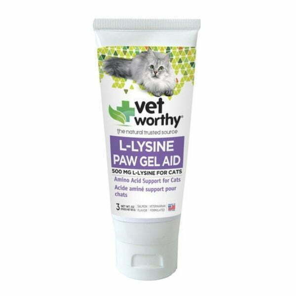 ג'ל ל-ליזין לטיפול בהרפס אצל חתולים וט וורט'י