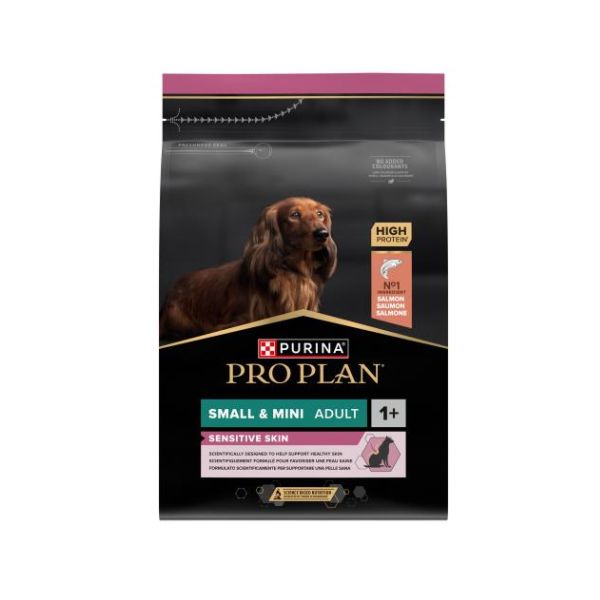 פרו פלאן OPTI DERMA לעור רגיש בכלבים בוגרים מגזע קטן 3 ק"ג