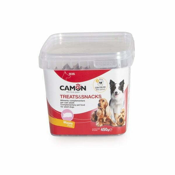 קמון חטיף אילוף חצי לח חזיר וסידן 450 גרם