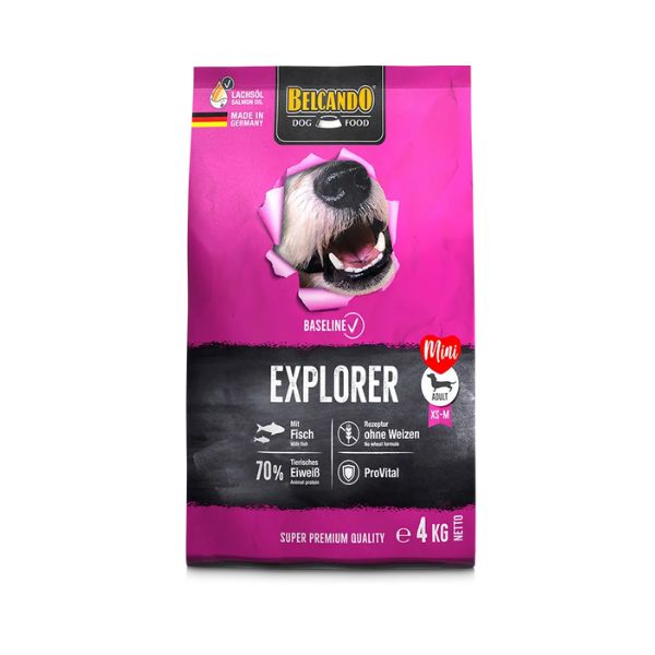 בלקנדו בייסלין Explorer דגים - 4 ק"ג