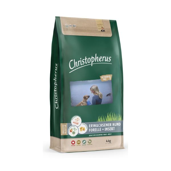 כריסטופרוס פורל וחרקים היפואלרגני - 4 ק"ג