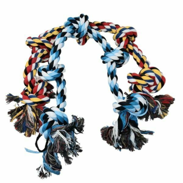 חבל דנטלי צבעוני 5 קשרים XL