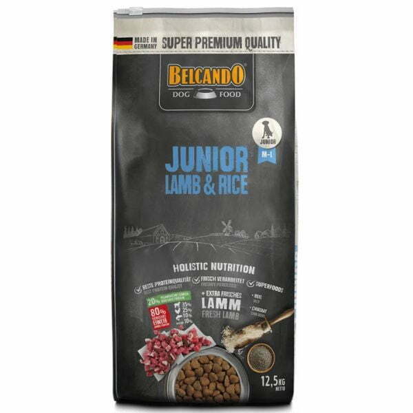 בלקנדו גוניור כבש ואורז מזון לכלבים צעירים על בסיס כבש טרי - 12.5 ק"ג