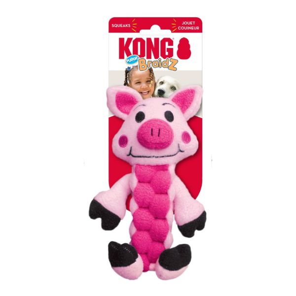 קונג Braidz בובת חזיר - מדיוםלארג'