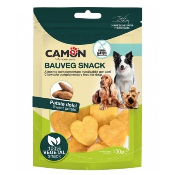 קמון חטיף טבעוני לבבות בטטה Camon - 100 גרם