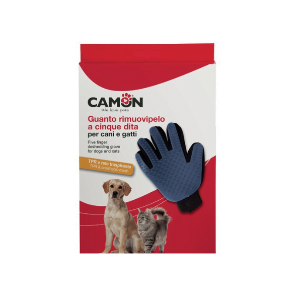 קמון כפפה אלסטית לסירוק כלבים וחתולים Camon