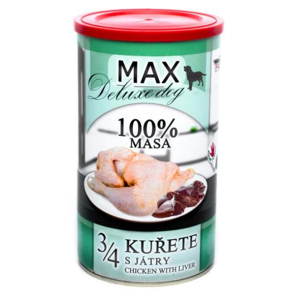 Falco Max מזון רטוב בשימורים עוף עם כבד - 1.2 ק"ג