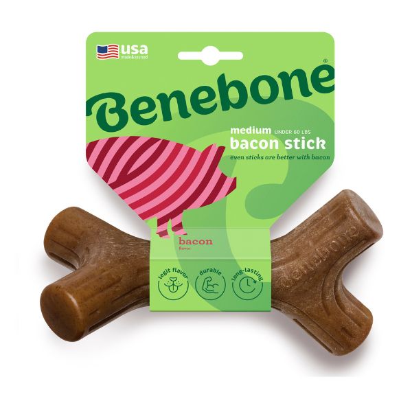 בנבון עץ בייקון צעצוע לעיסה לכלבים - בינוני