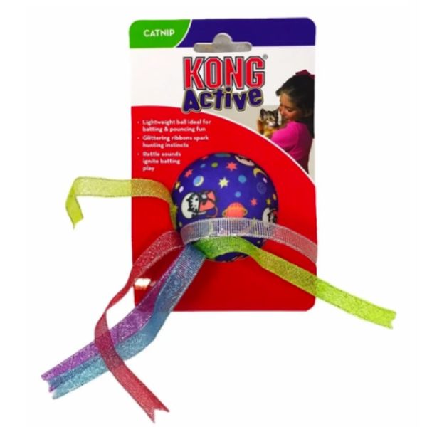 קונג כדור מרשרש לחתולים Active ספייס בול מועשר קטניפ