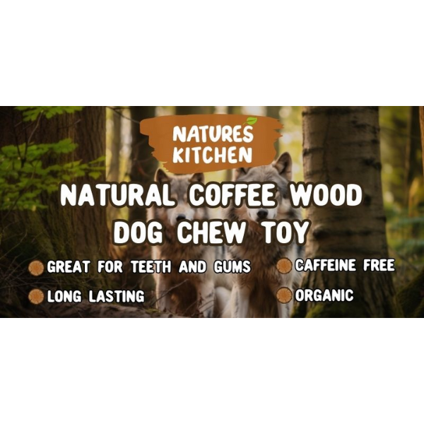 נייצר קיטשן Nature's Kitchen מקל לעיסה עץ קפה 100% טבעי - M
