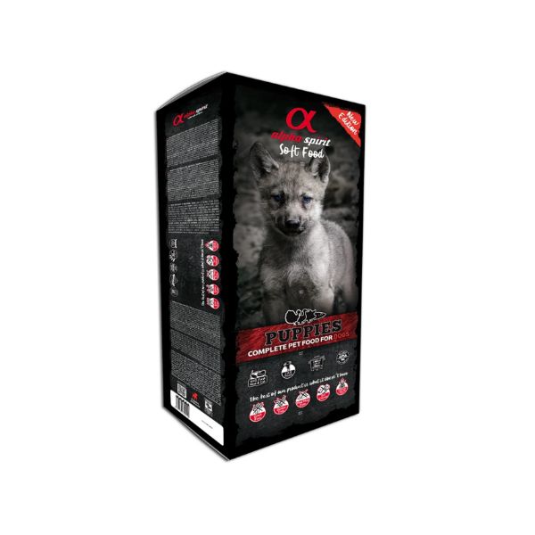 אלפא ספיריט חטיף אילוף חצי לח לגורים - 200 גרם