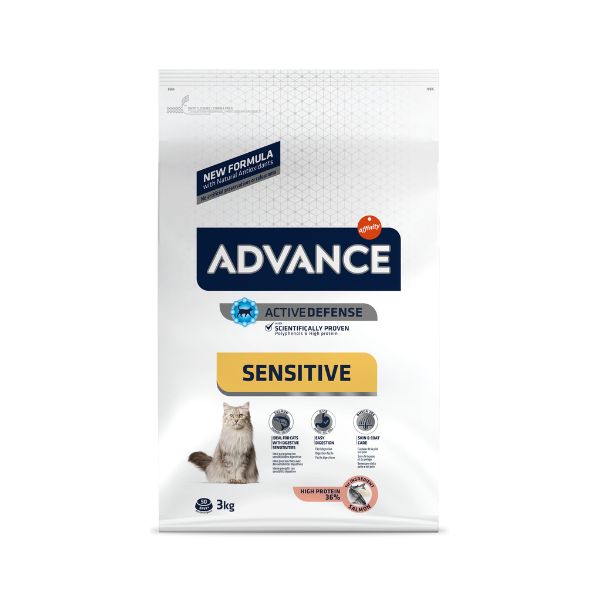 אדוונס חתולים סלמון סנסטיב - 3 ק"ג