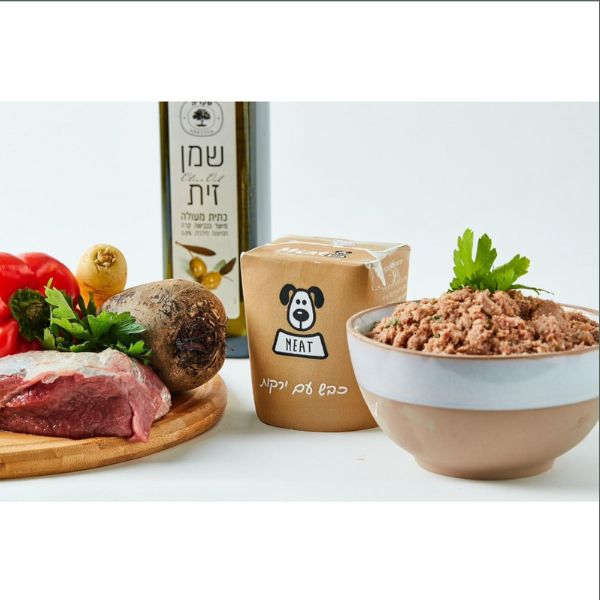 מיט מזון טבעי לכלבים כבש עם ירקות - 1 ק"ג