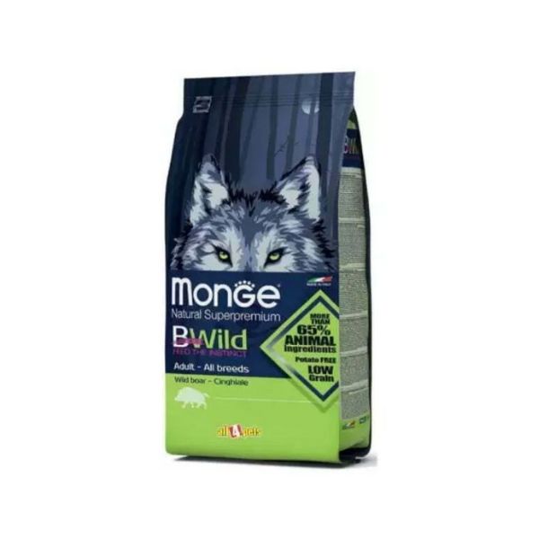 מונג' בי ויילד חזיר בר מופחת דגנים - 2.5 ק"ג