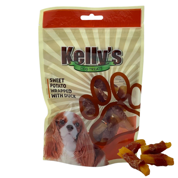 Kelly's חטיף בטטה עטוף ברווז - 100 גרם