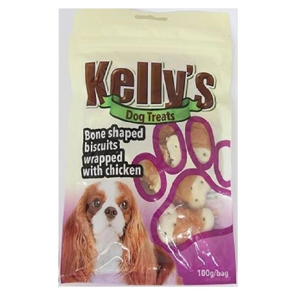 Kelly's ביסקוויטים עטופים עוף - 100 גרם