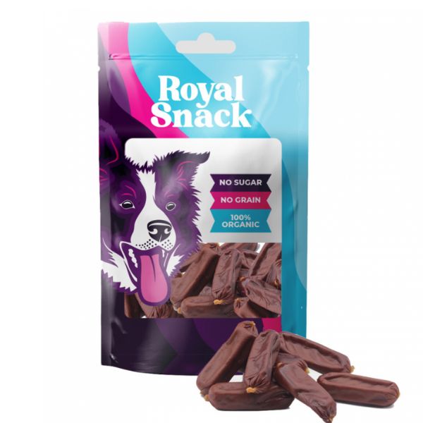 רויאל חטיף לכלבים נקניקיות ברווז - 80 גרם