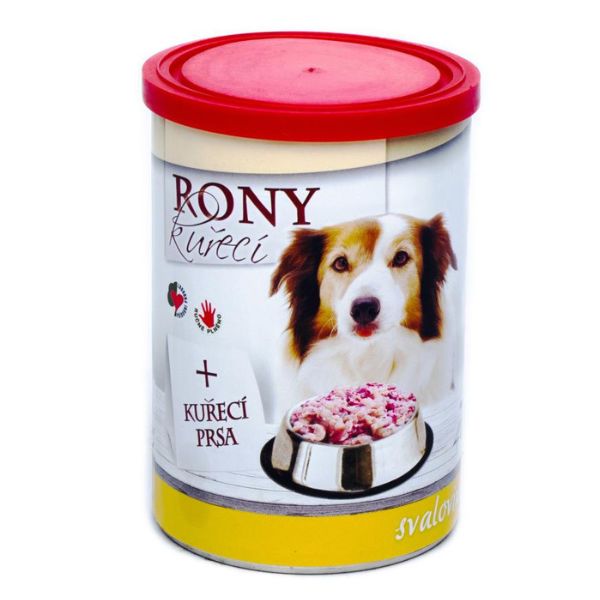 Falco Rony מזון רטוב בשימורים עוף וחזיר קצוץ - 400 גרם