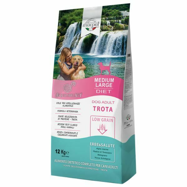 אקוליבריה מופחת דגנים דגי פורל - 12 ק"ג