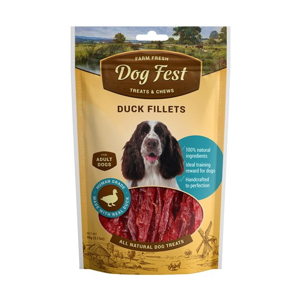 דוג פסט חטיף לכלבים פילה ברווז - 90 גרם