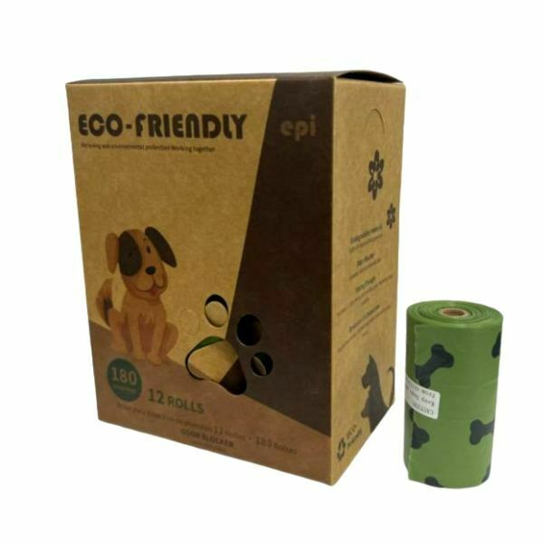 Eco-Friendly שקיות שקי קקי מתכלות - 12 יח'