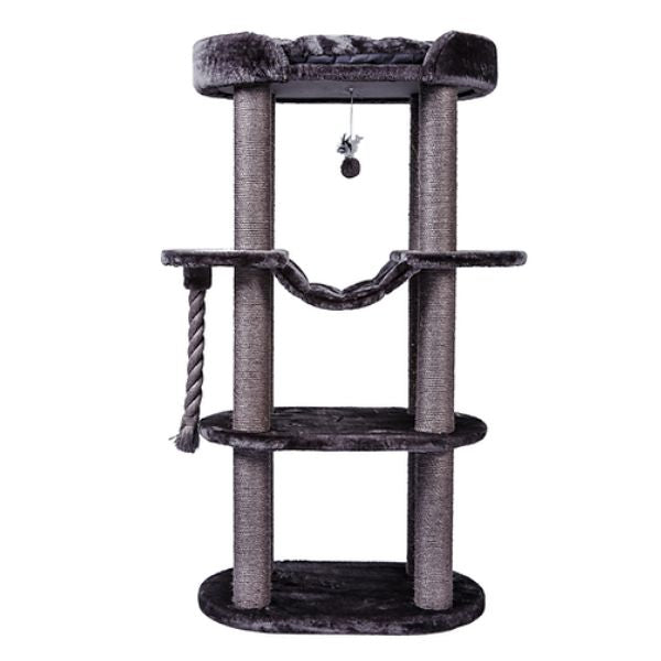 Catagat Titan מתקן גירוד לחתולים מפואר ויוקרתי - 130 ס"מ