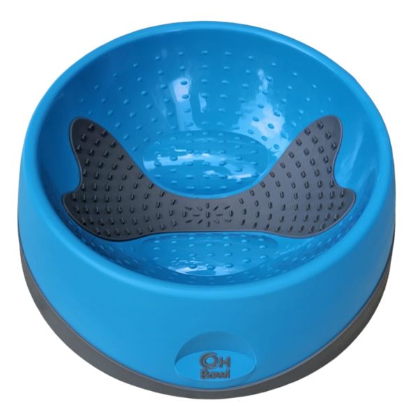 ליקי מט Oh Bowl קערת האכלה וליקוק דנטלית טורקיז - בינוני