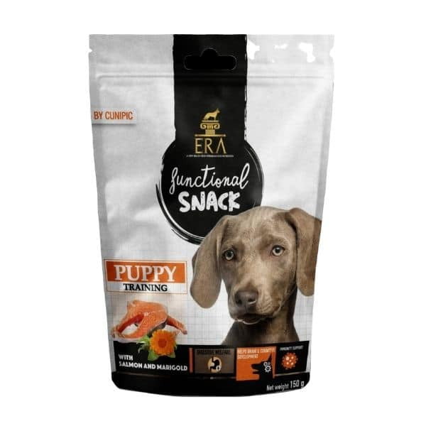 חטיף אילוף גורים ERA סלמון ומריגולד - 150 גרם